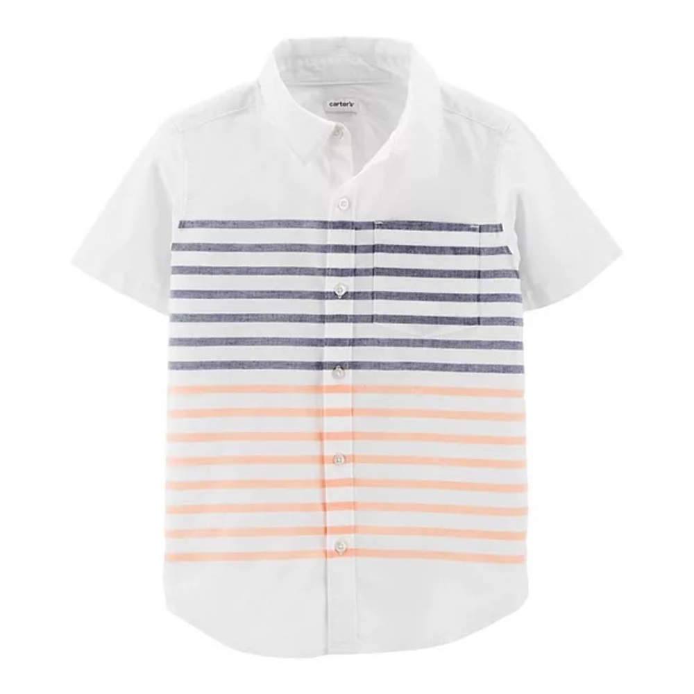 Boys 5T Carter’s Button front short sleeve shirt